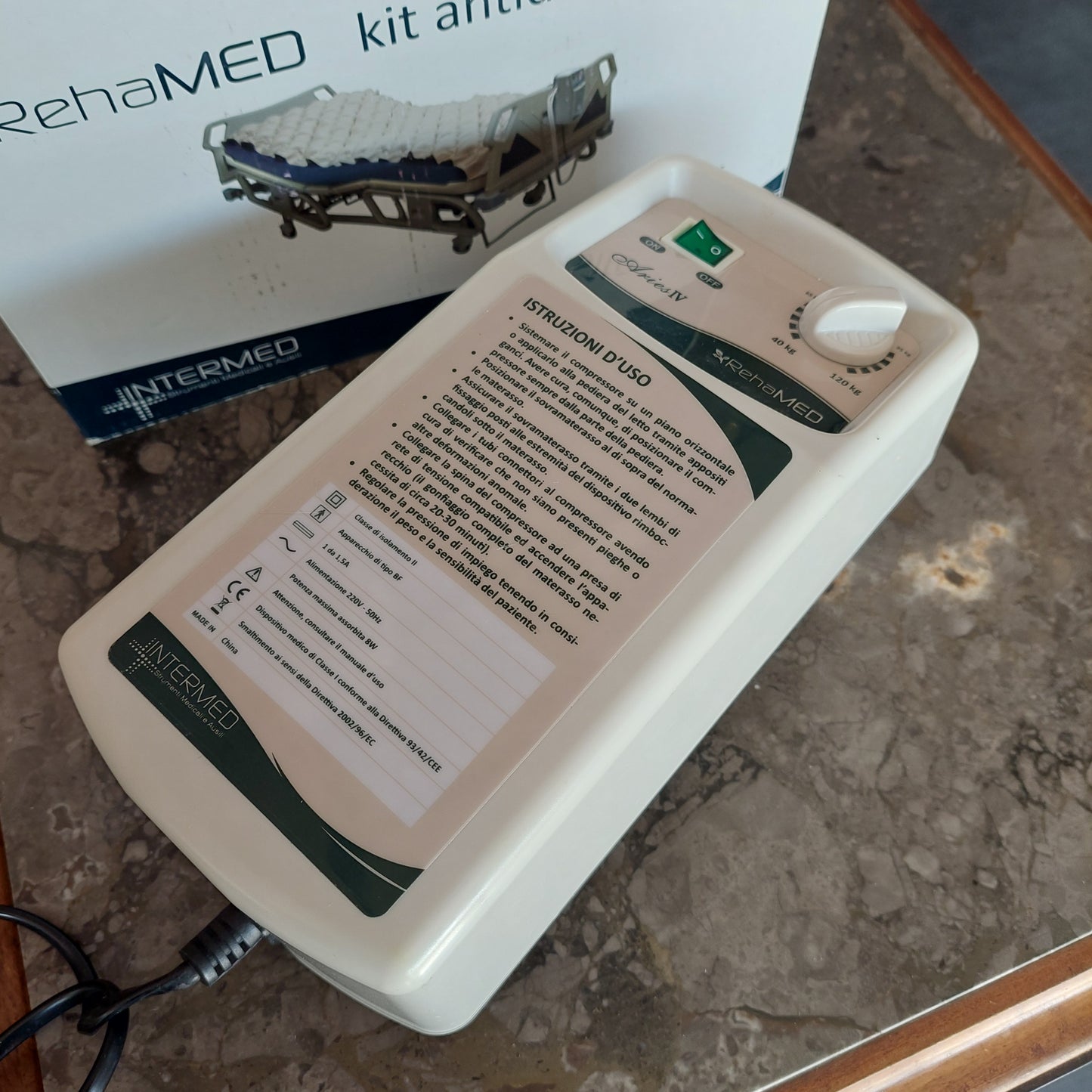 Materasso Antidecubito* +compressore Rehamed Aries Iv