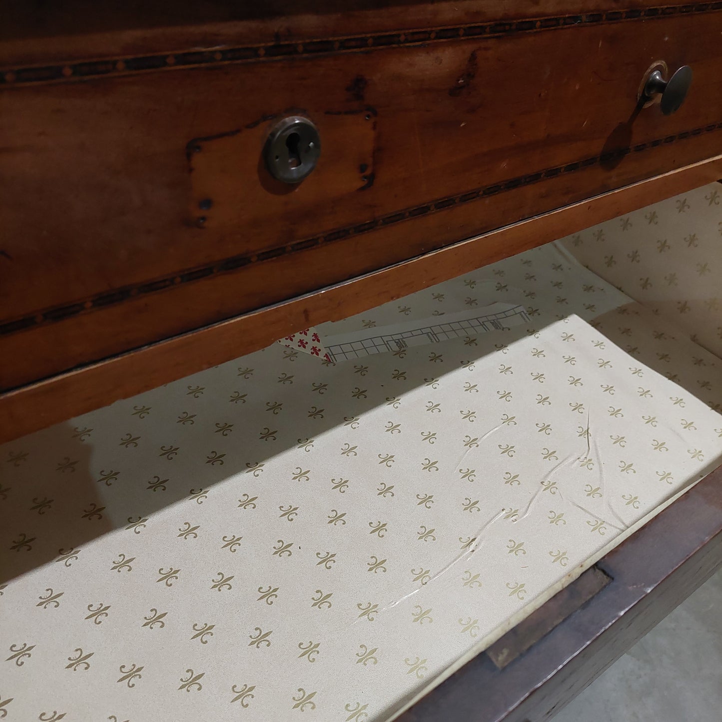 Cassettone Legno Con Marmo St. Liberty 4/c Cm100x43x103h
