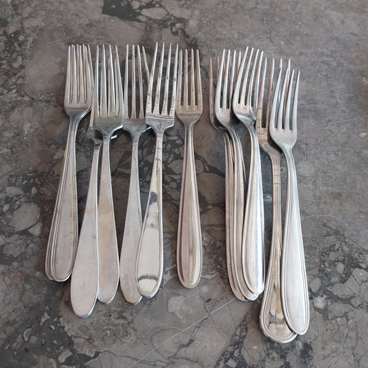 Set/12 Forchette Assortite Rebbi Lunghi