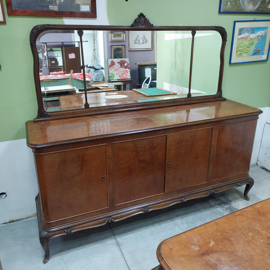 Buffet Legno Con Specchio Primi 900 Cm206x56x180h