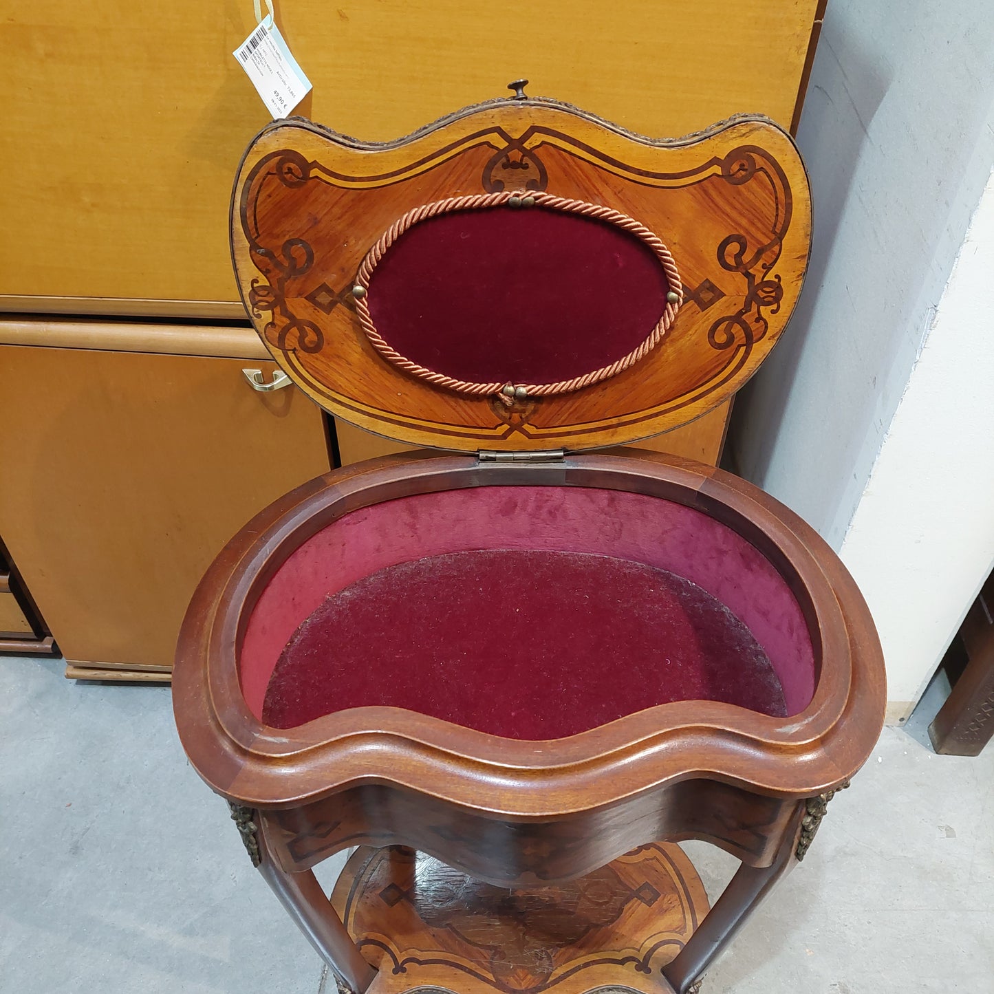 Tavolino* Portalavoro "fagiolino" Cm49x34x78h
