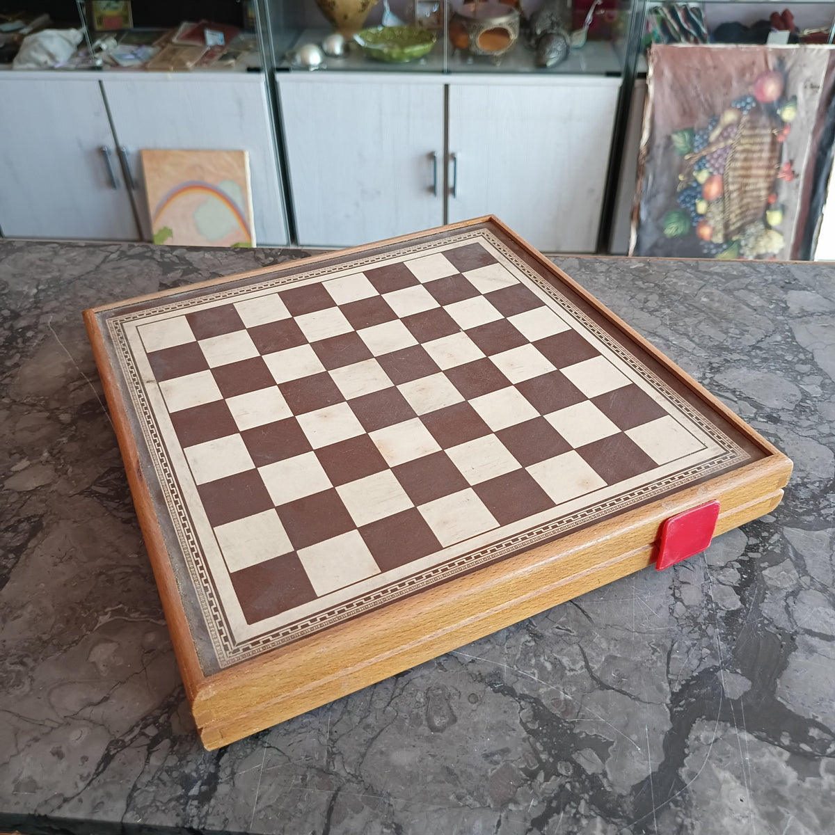 Scacchiera Dama Legno