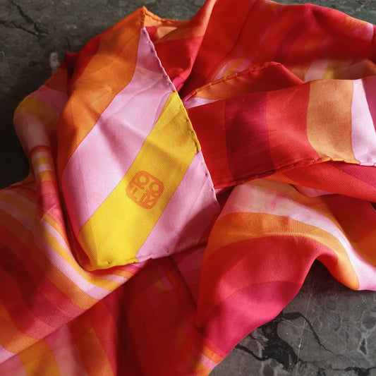 Foulard* Seta Cerchi Fiorio