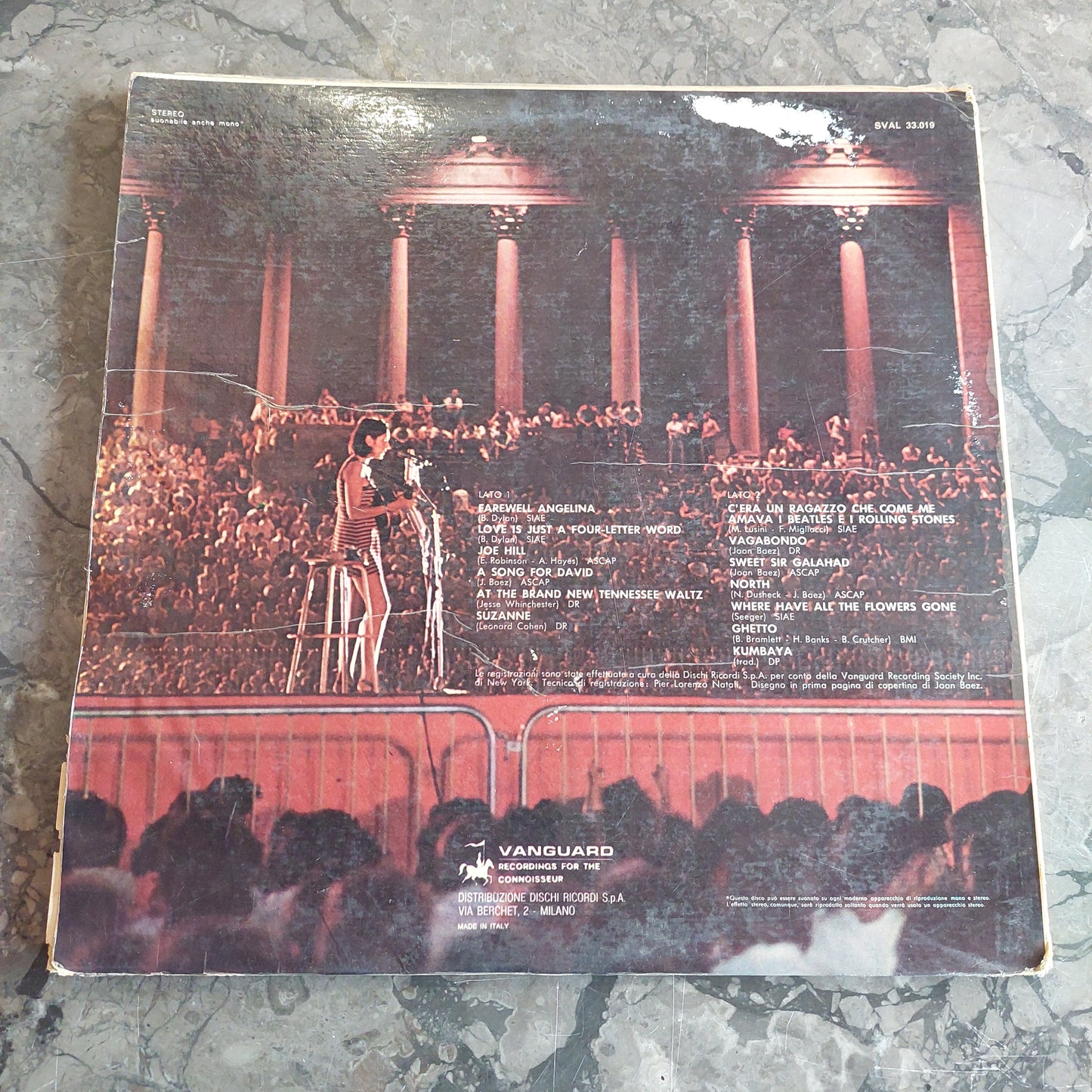 V/joan Baez* All'arena Civica Di Milano
