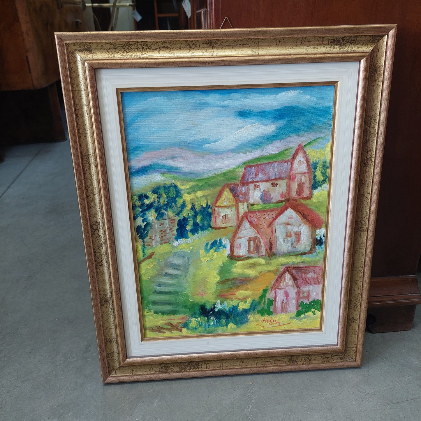 Q/villaggio Montanaro Con Case Cm 45x55
