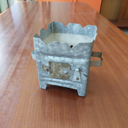 Mini Griglia Portatile Artigianale In Latta