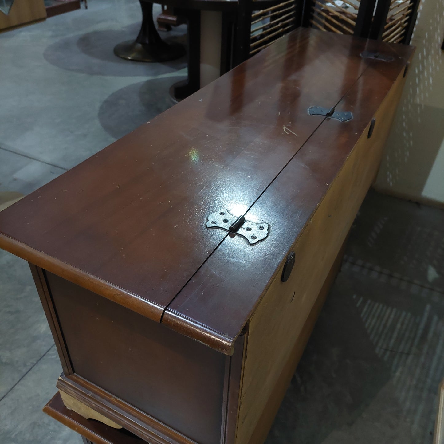 Cassapanca Noce* Cm120x37x46h