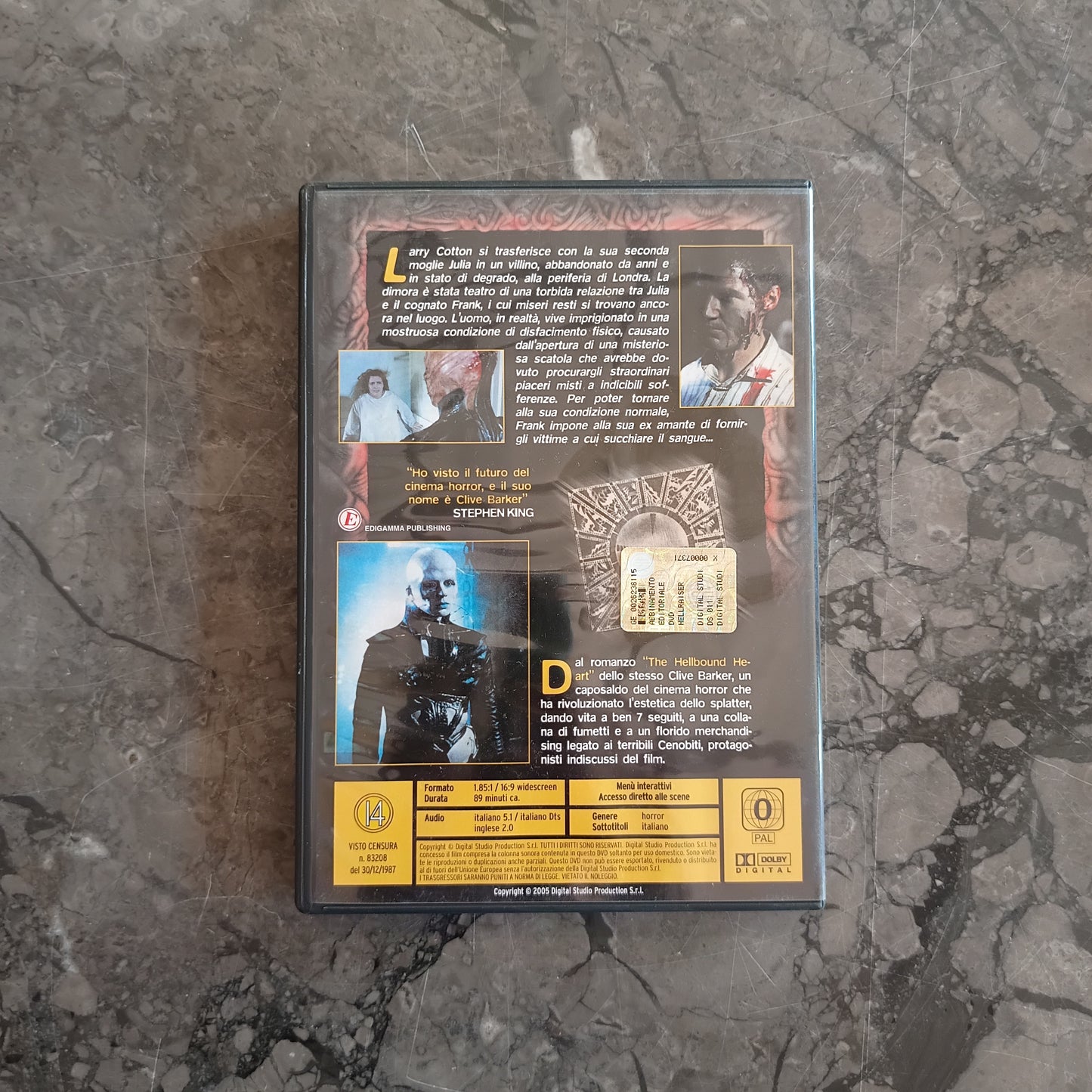 Dvd/hellraiser