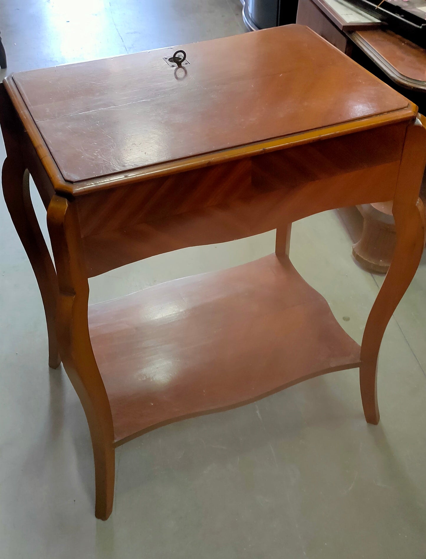 Tavolino Antico Portalavoro Cm65x48x74h