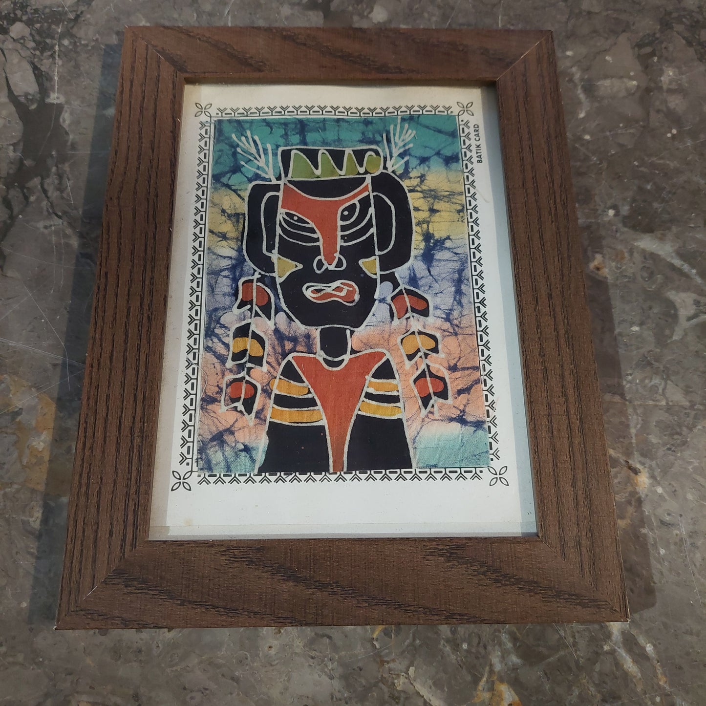 Portafoto Con Cartolina Balinese Cm17x22