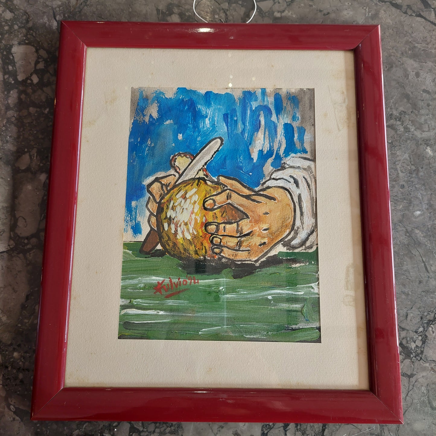 Quadro Arancia Di Fulvuio '94 Cm27x33