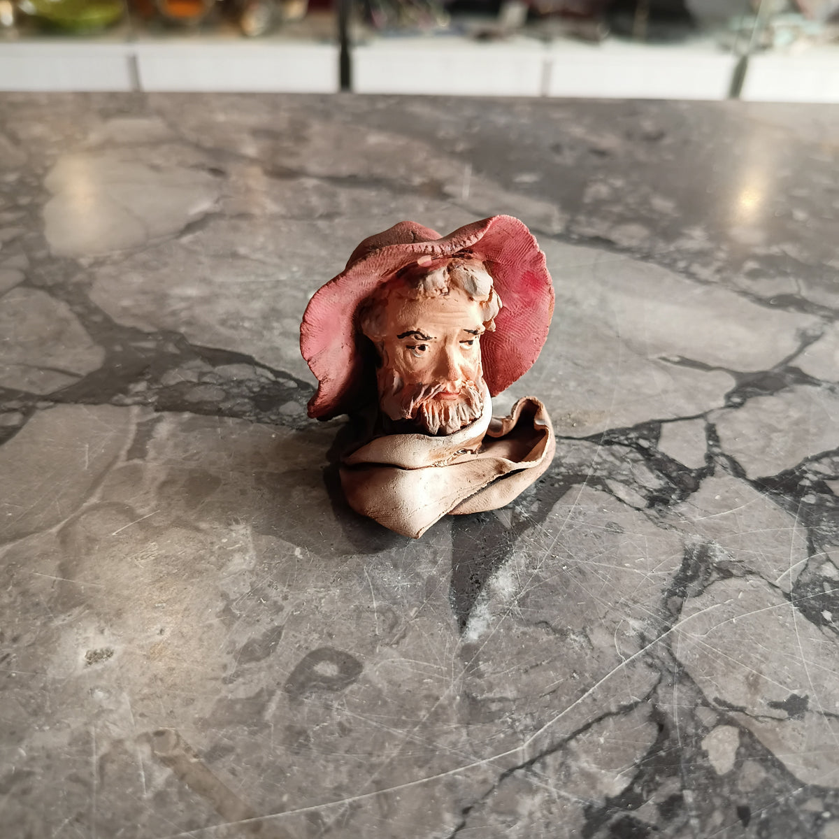 Testa Pastore Terracotta