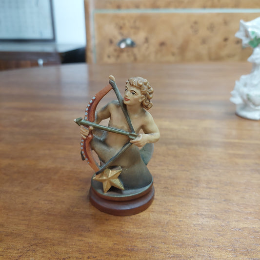 Statuina Sagittario Legno