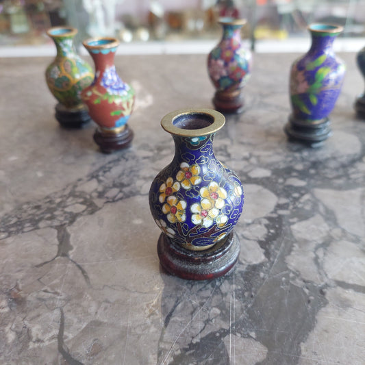 Mini Vasetto Cloisonnè Cinese