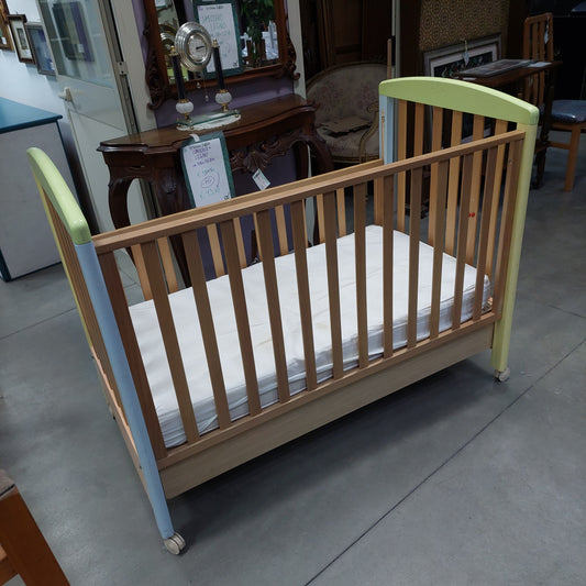 Lettino* Culla Foppapedretti Con Materasso Cm130x83x104h