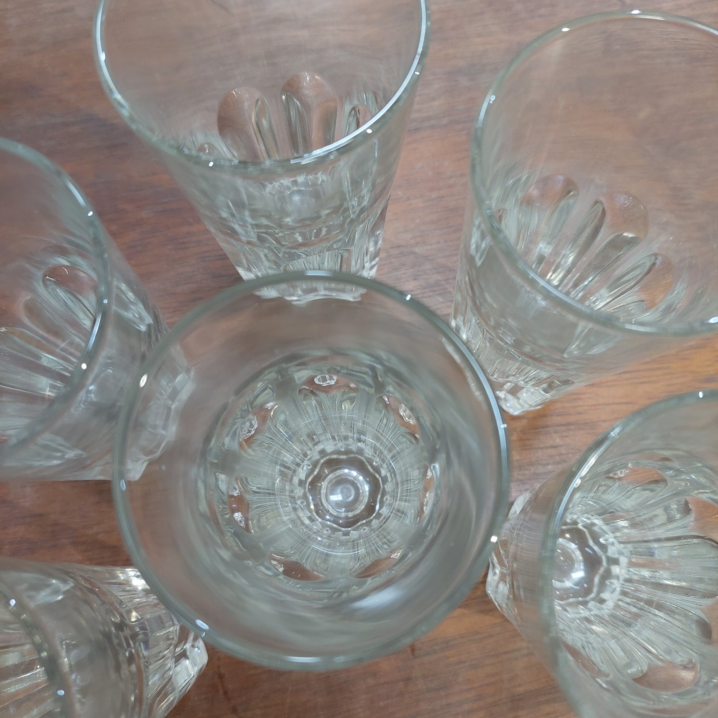 Set/6 Bicchieri Vetro Vintage Amaro