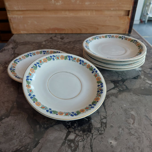 Set/6 Piattini Porc Dec Fiori
