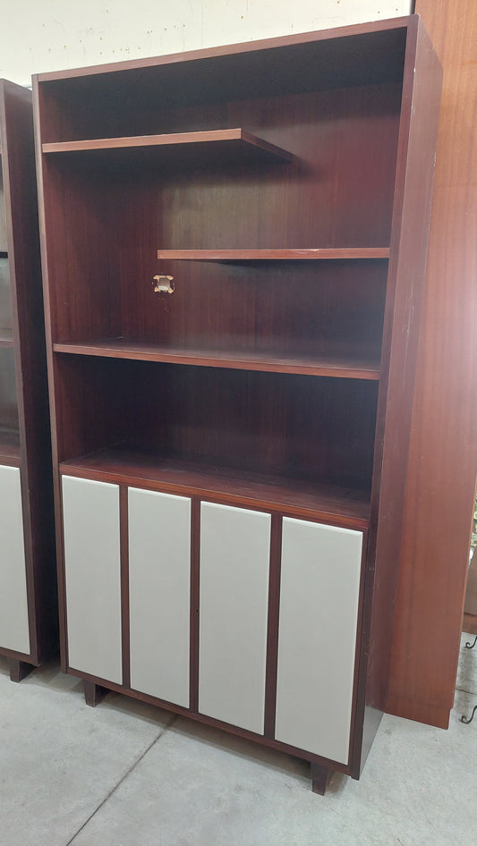 Libreria Legno* Bicolore Anni 70 2/sportelli
