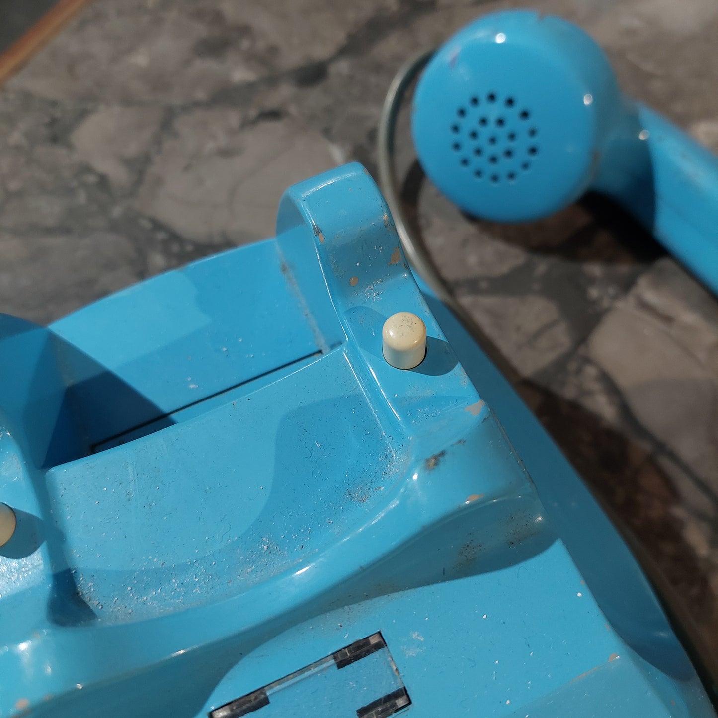 Telefono A Disco Sip Vintage Azzurro *