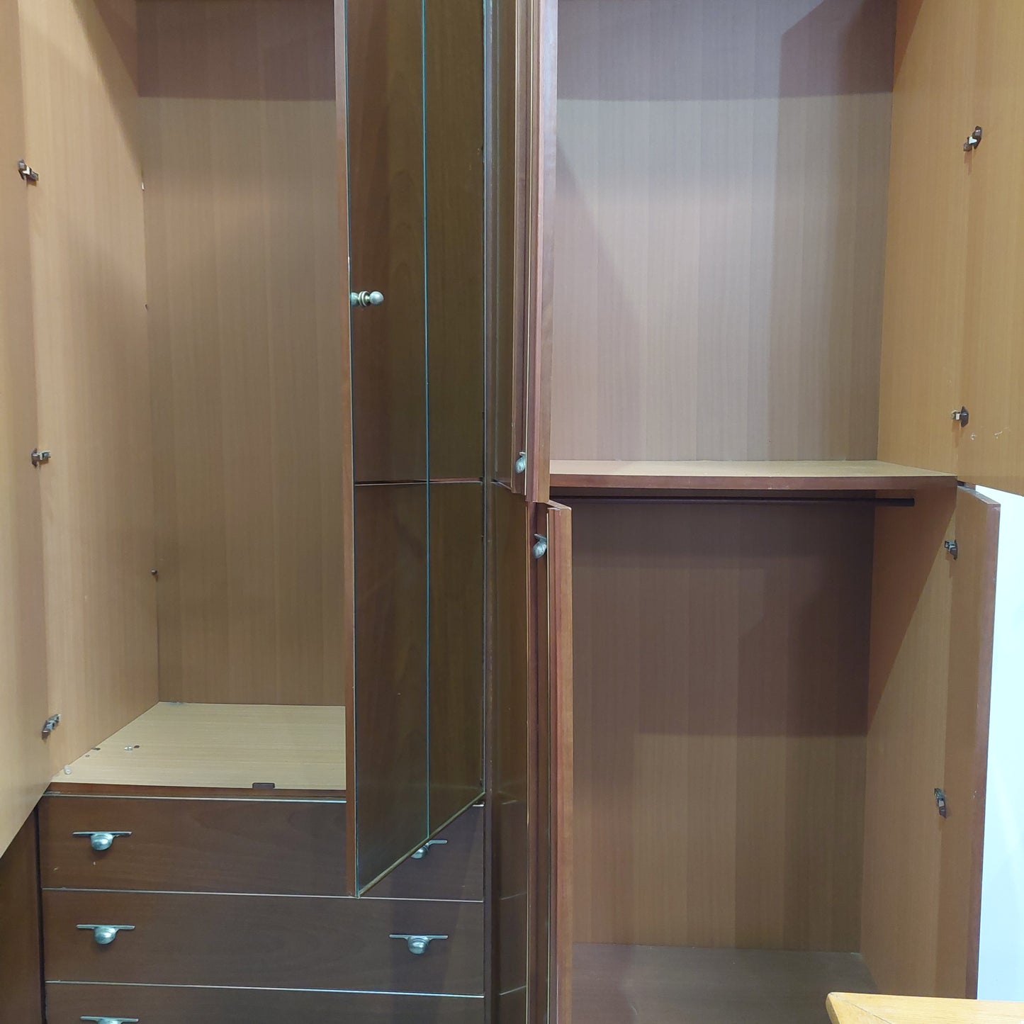 Armadio * Noce Anni 60 10/a 3/c Cm282x60x259h