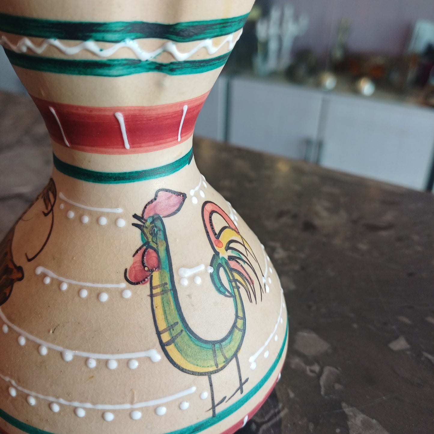 Vasetto Ceramica Ars Artigiana Deruta Vintage