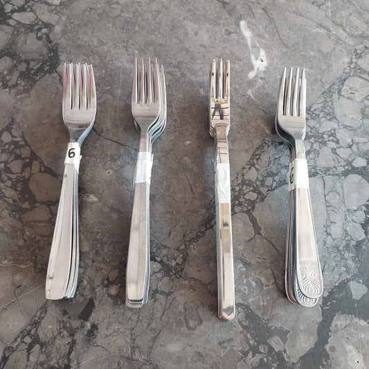 Set/6 Forchette Acciaio Inox