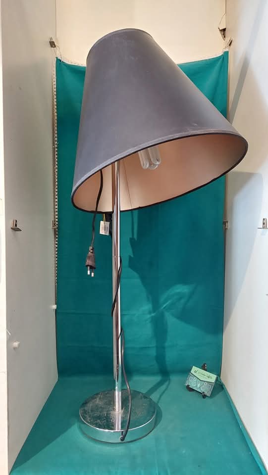 Lampada Da Tavolo Paralume Nero/oro "lorenzon"