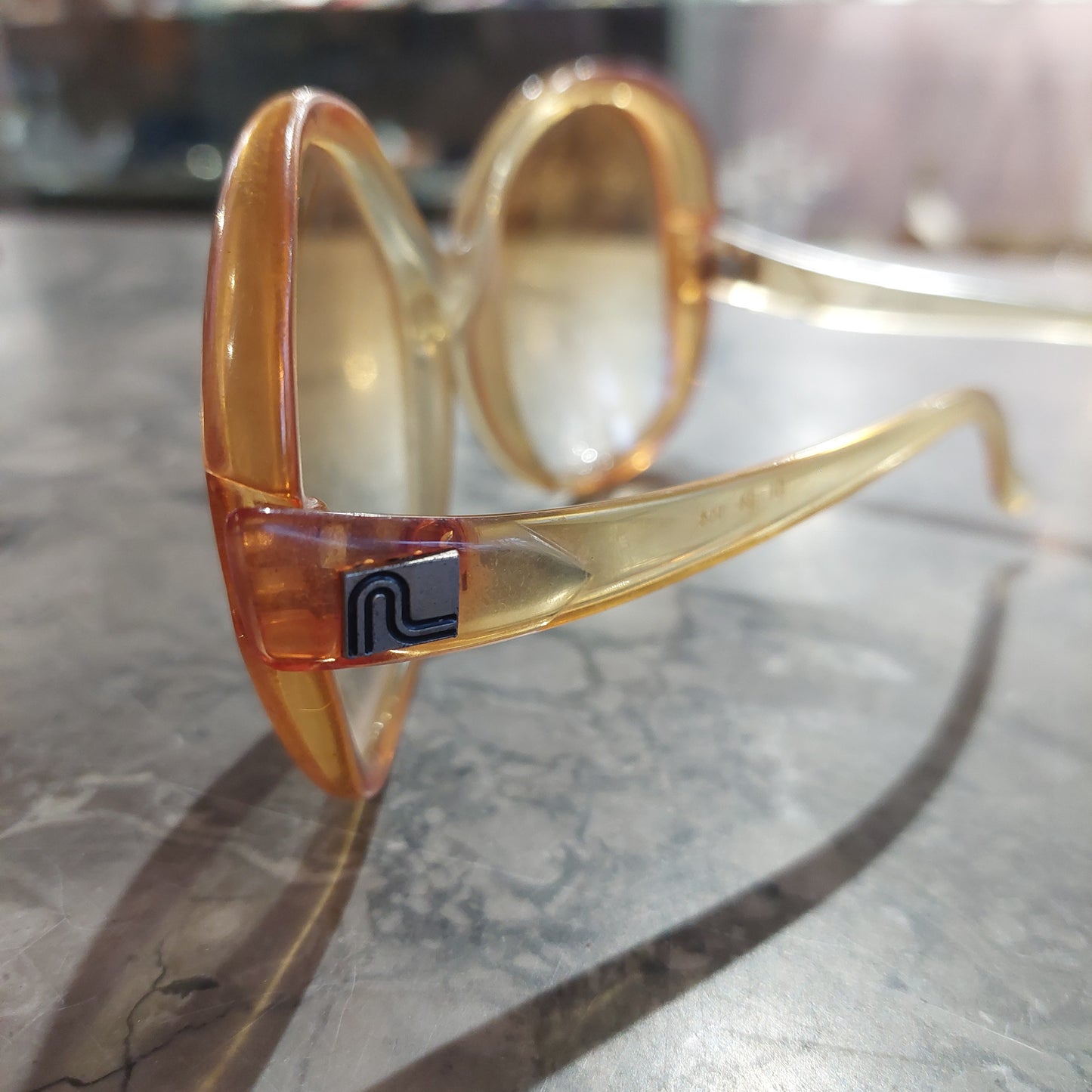Occhiali Da Sole Miele Pierre Leroc Paris Vintage