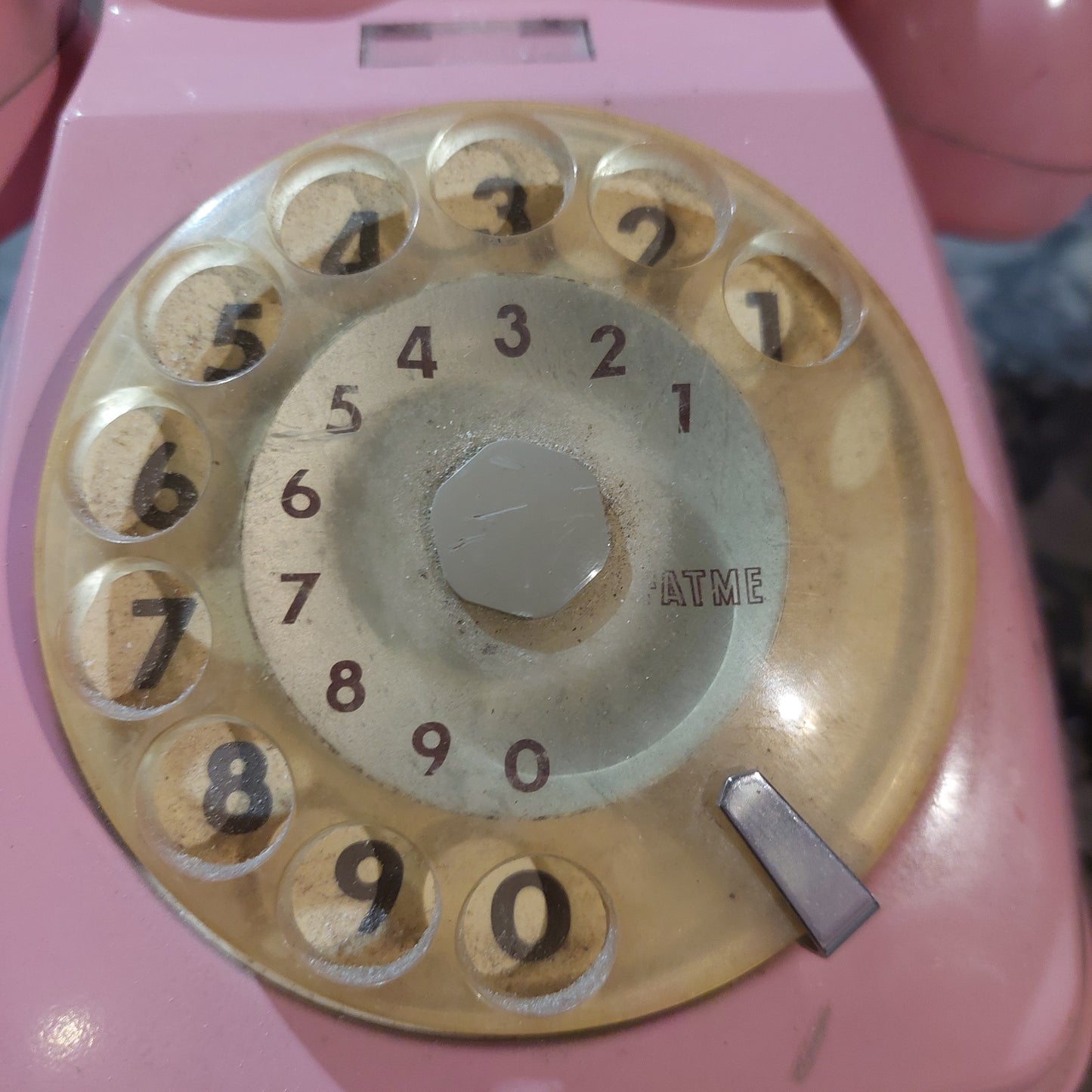 Telefono A Disco Sip Vintage Rosa *