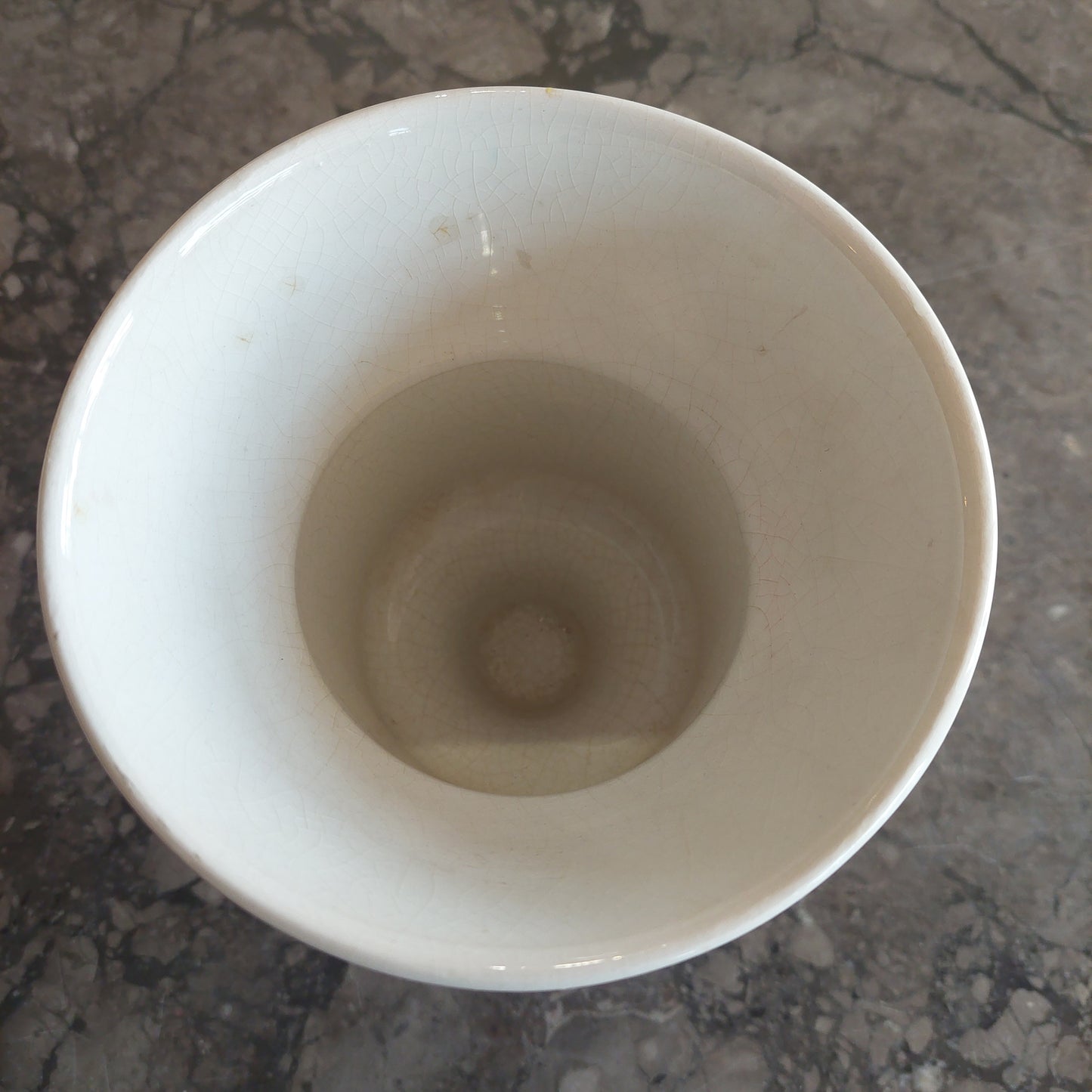 Alzatina Porta Fiori Ceramica Cracklè