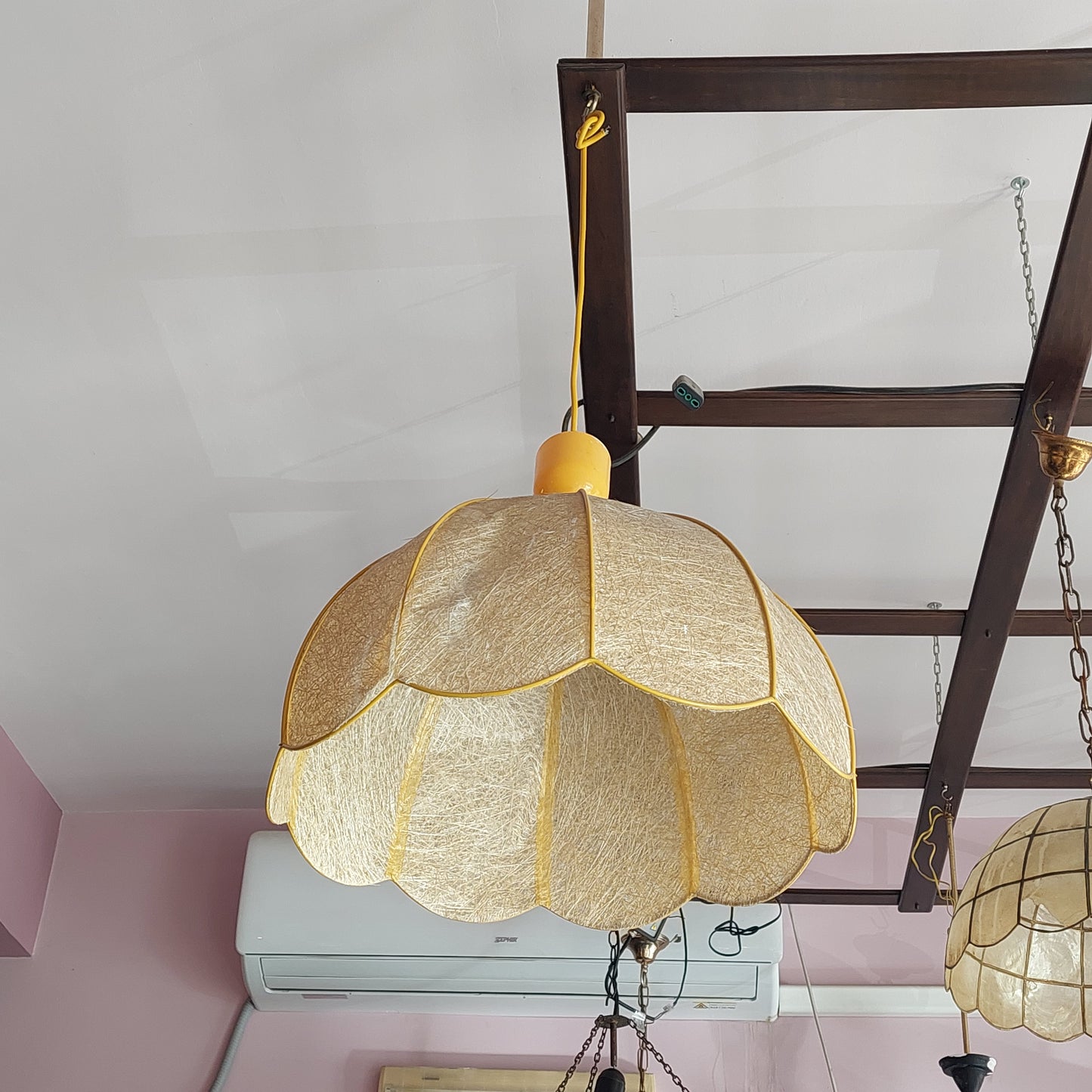 Lampadario* Campana Effetto Spago Vintage D45