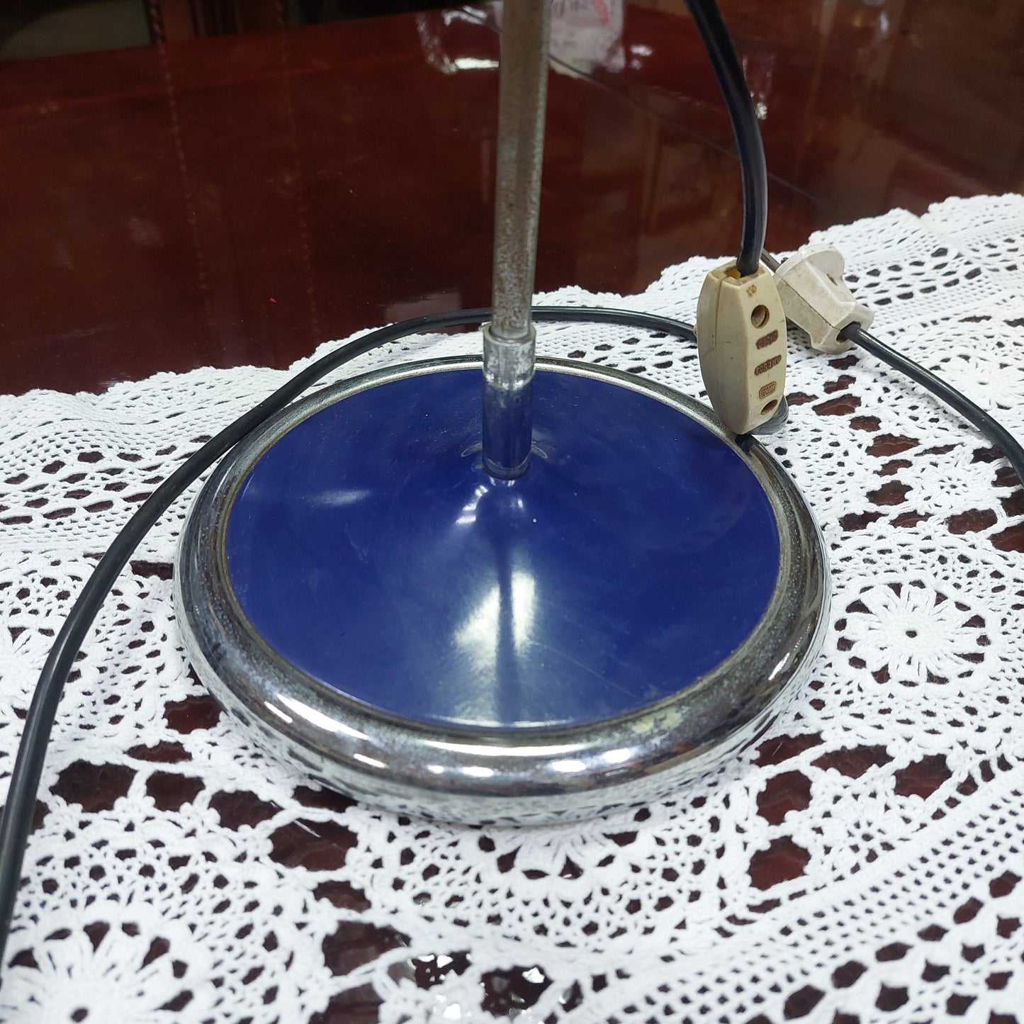 Lampada* Blu Space Age "eye Ball" St. Goffredo Reggiani