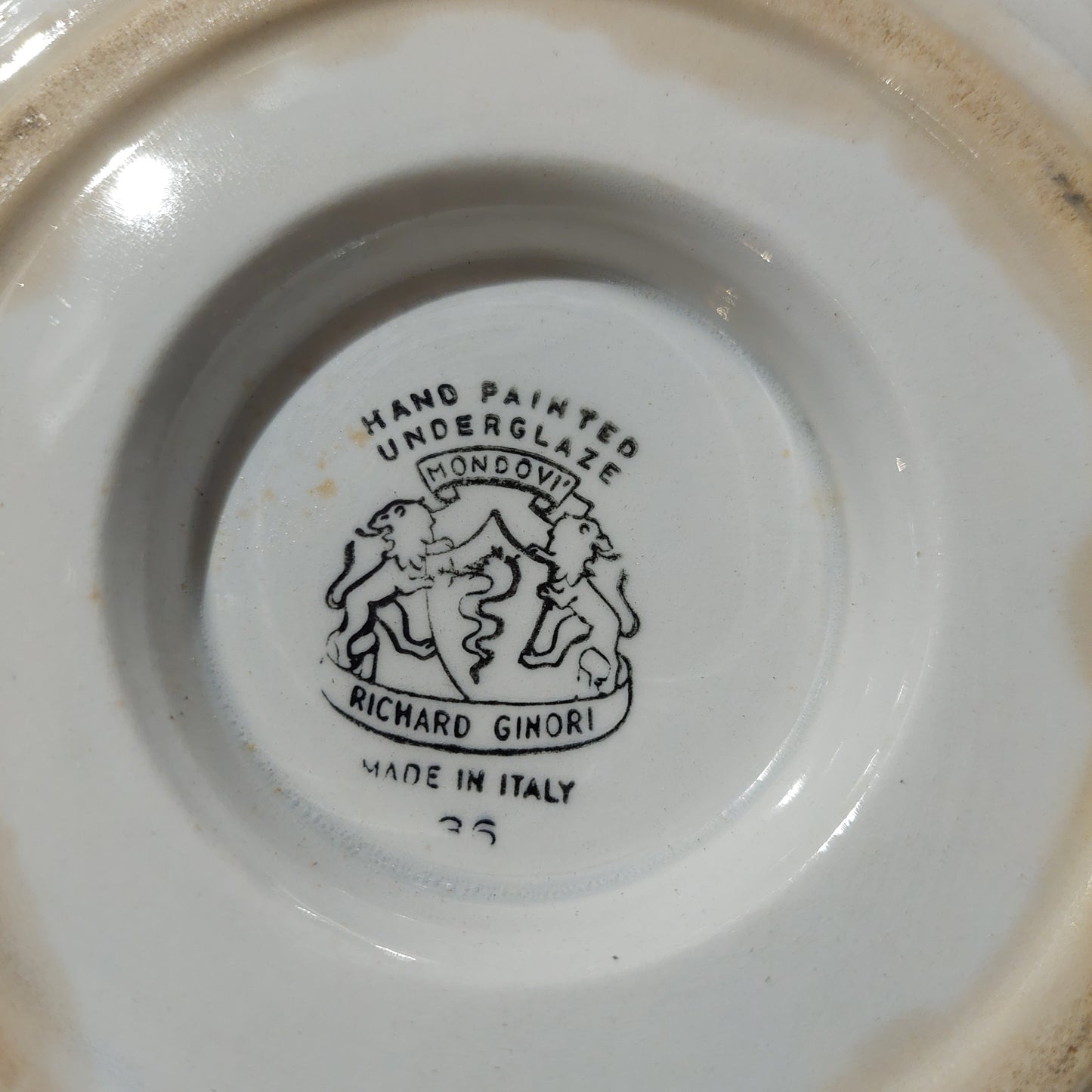 Formaggiera* Ceramica Richard Ginori Mondovì '50