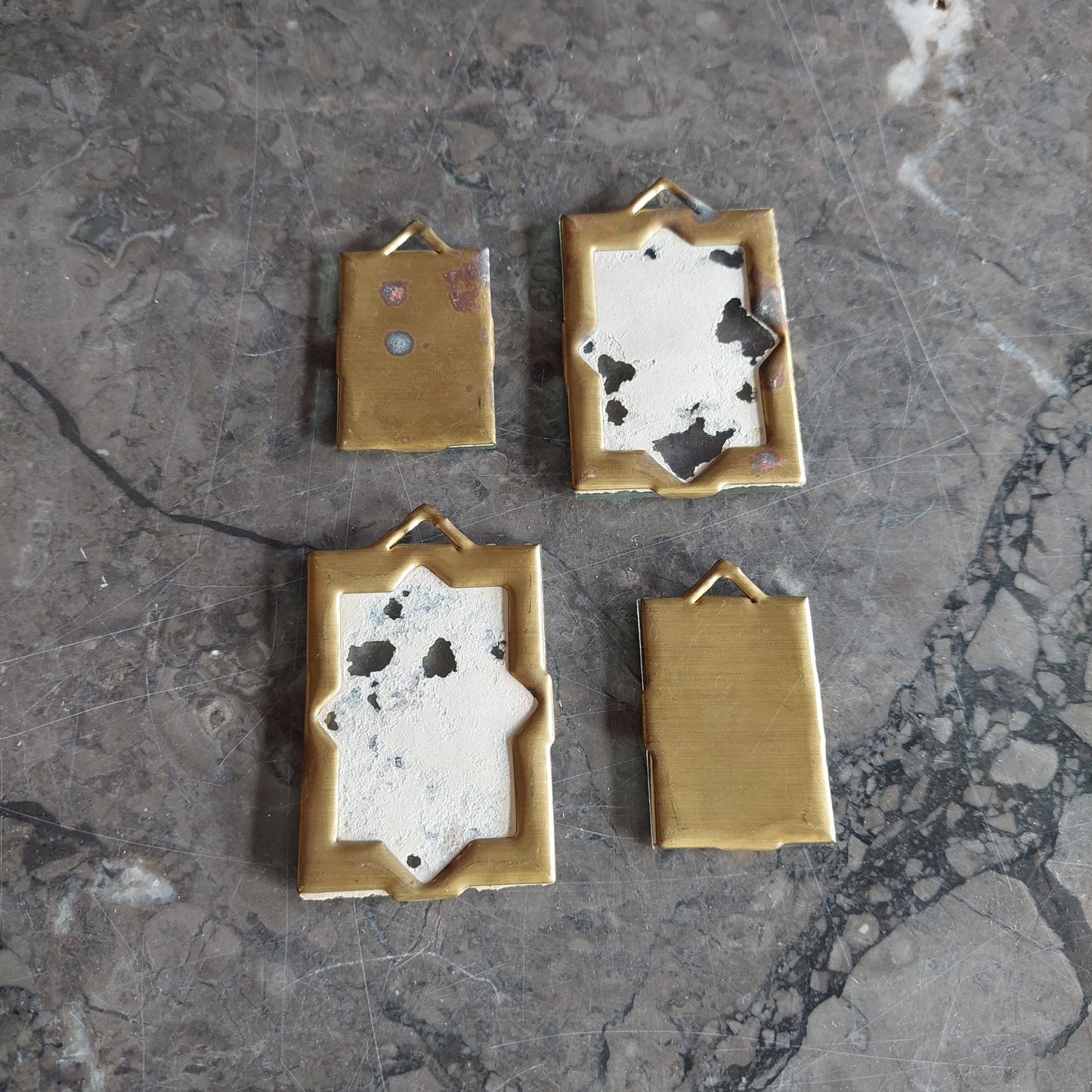 Set/4 Mini Quadretti Dipinti