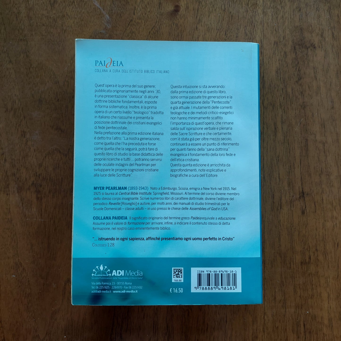 L/ Le Dottrine Della Bibbia - Pearlman