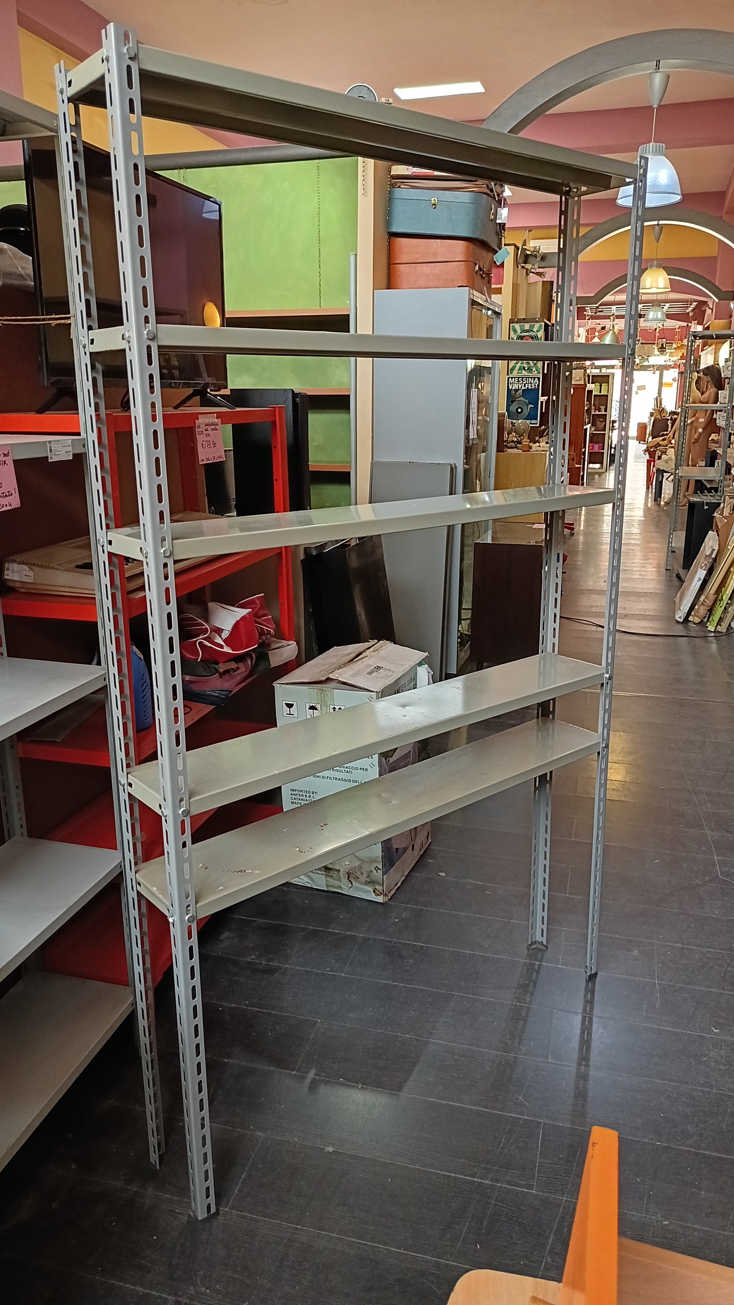 Scaffale Metallo 5/r Cm121x21x200h