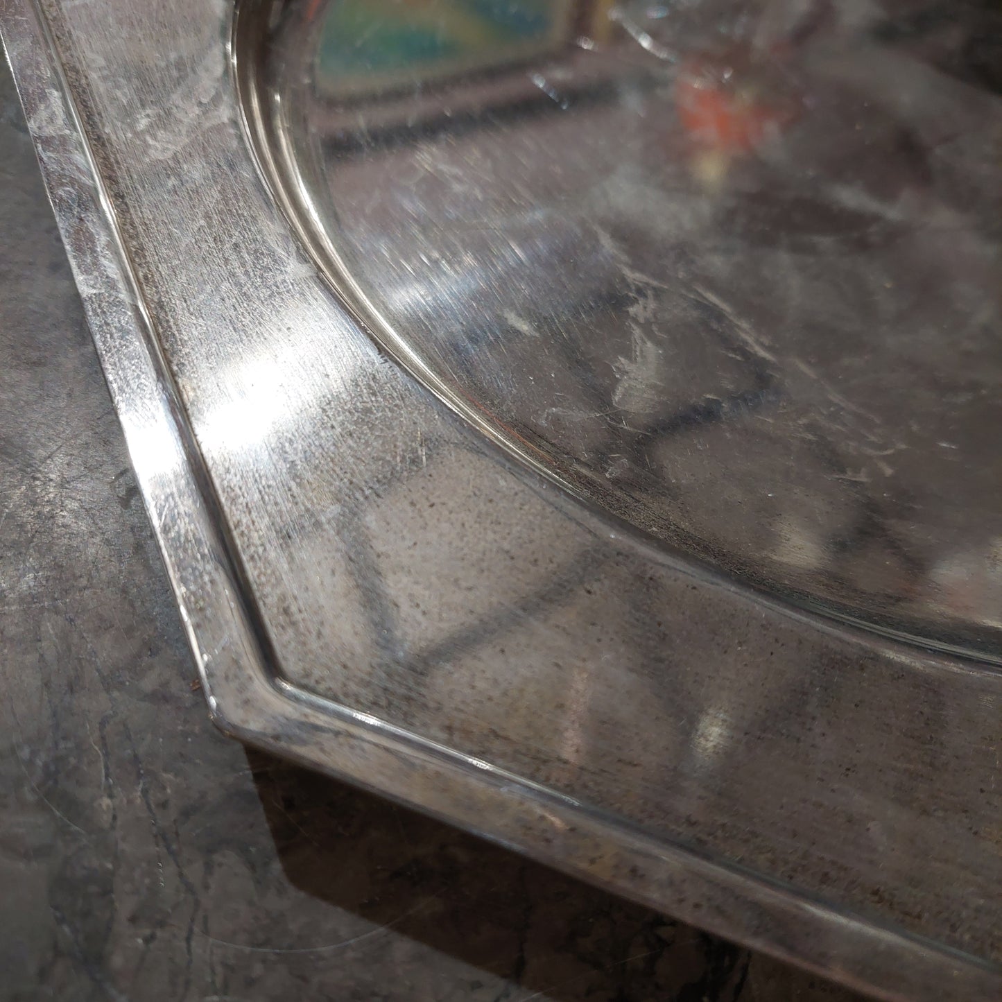 Vassoio * Silverplated Epb Ottagonale