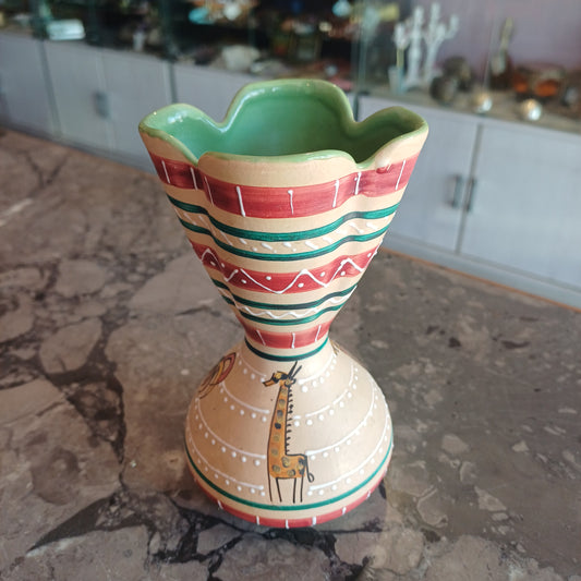 Vasetto Ceramica Ars Artigiana Deruta Vintage