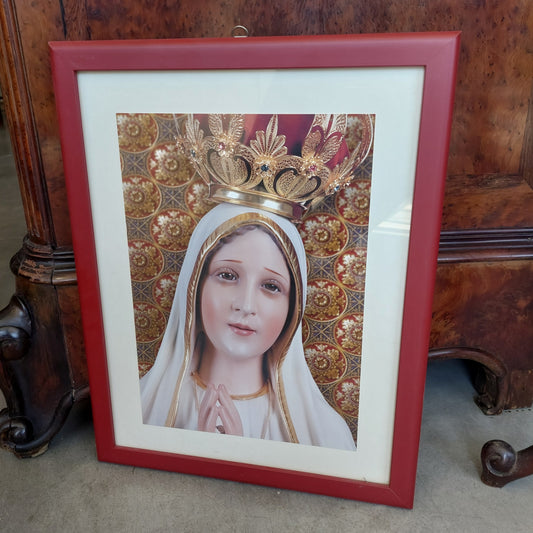 Quadro Sacro Stampa Madonna Di Fatima