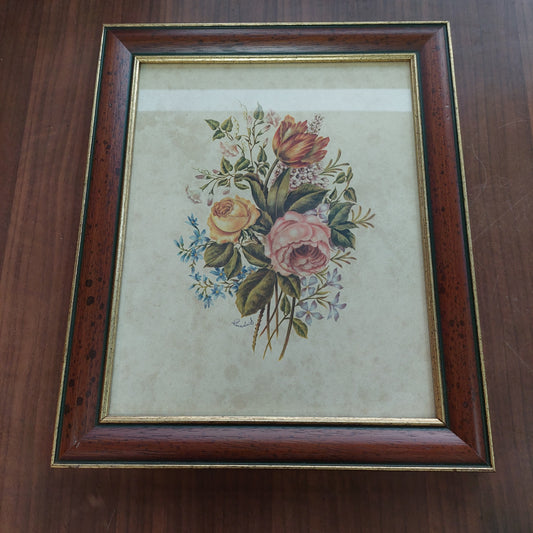 Quadro Stampa Fiori Cm35x42