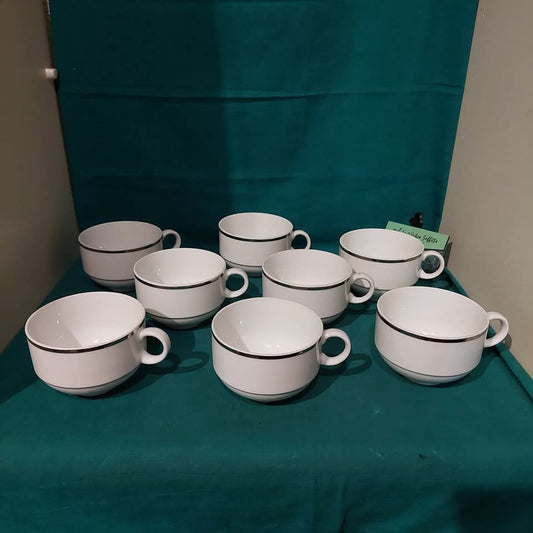 Set/8 Tazze The Porc Bavaria Bordo Arg