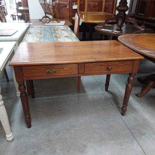 Tavolo Legno St. Siciliano 2/cassetti Cm126x68x79h