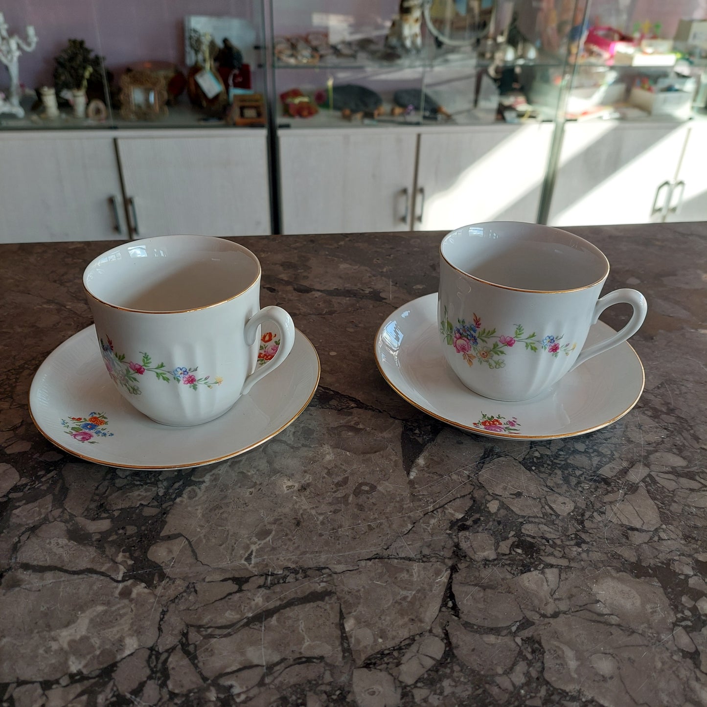 Tazza The Da Collezione Porcellana Tedesca