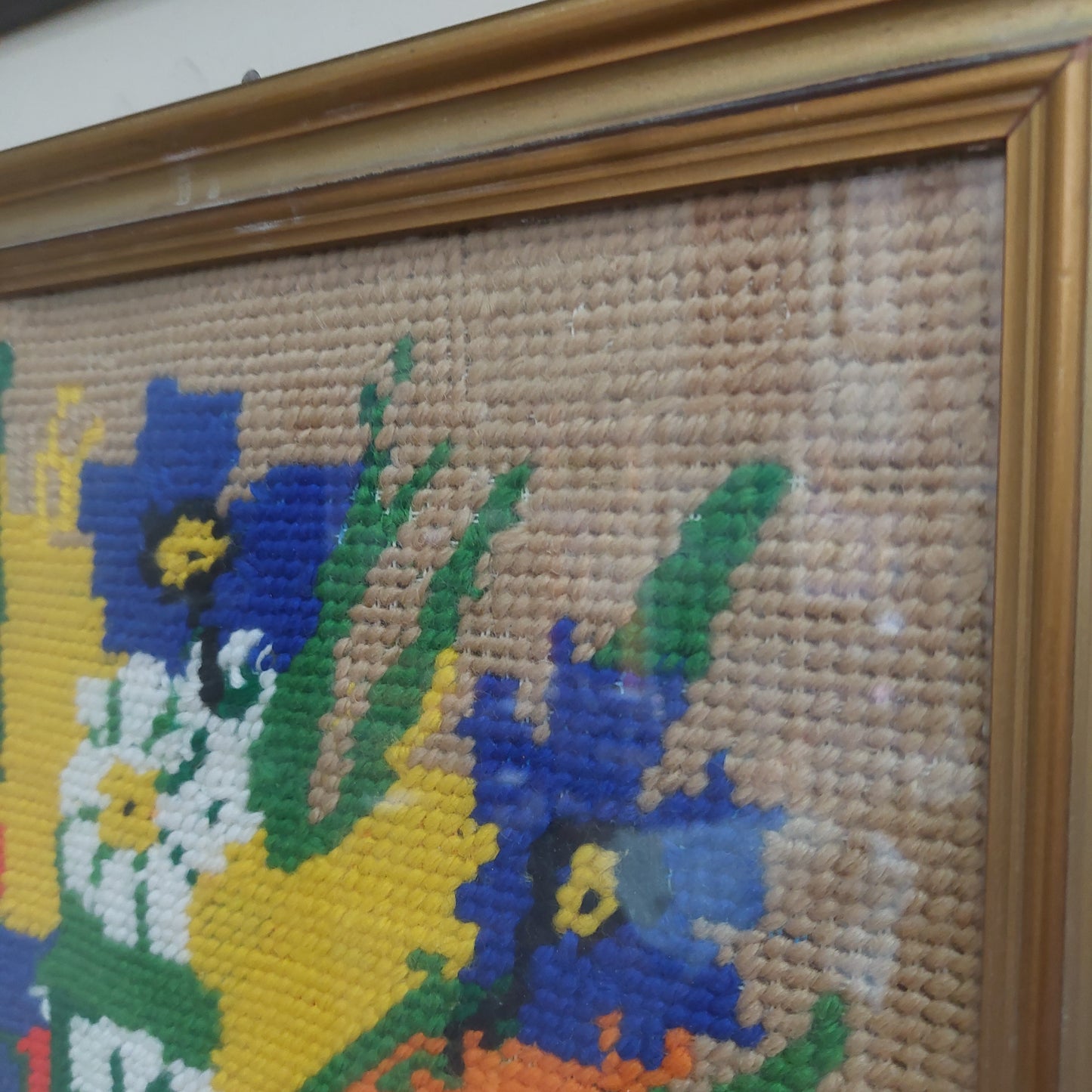 Quadro Fiori Mezzopunto
