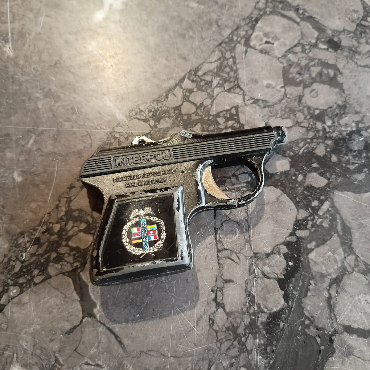 Pistola Giocattolo Vintage Interpol Anni'70
