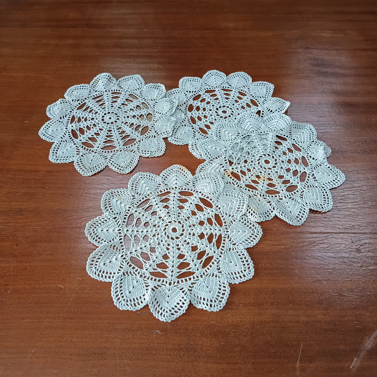 Set/4 Centrini* Celesti D.21 Cm
