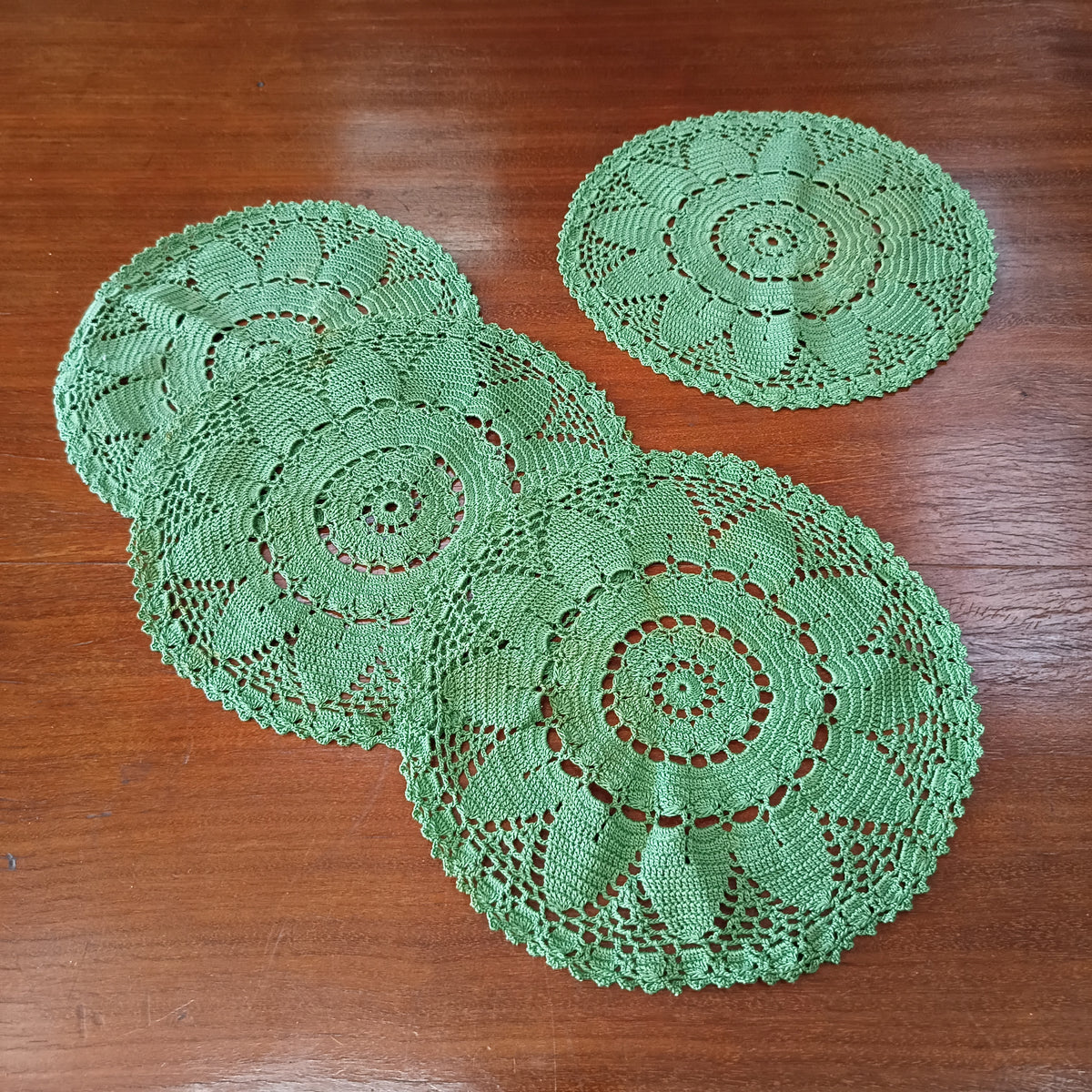 Set/4 Centrini Verdi