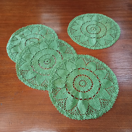 Set/4 Centrini Verdi