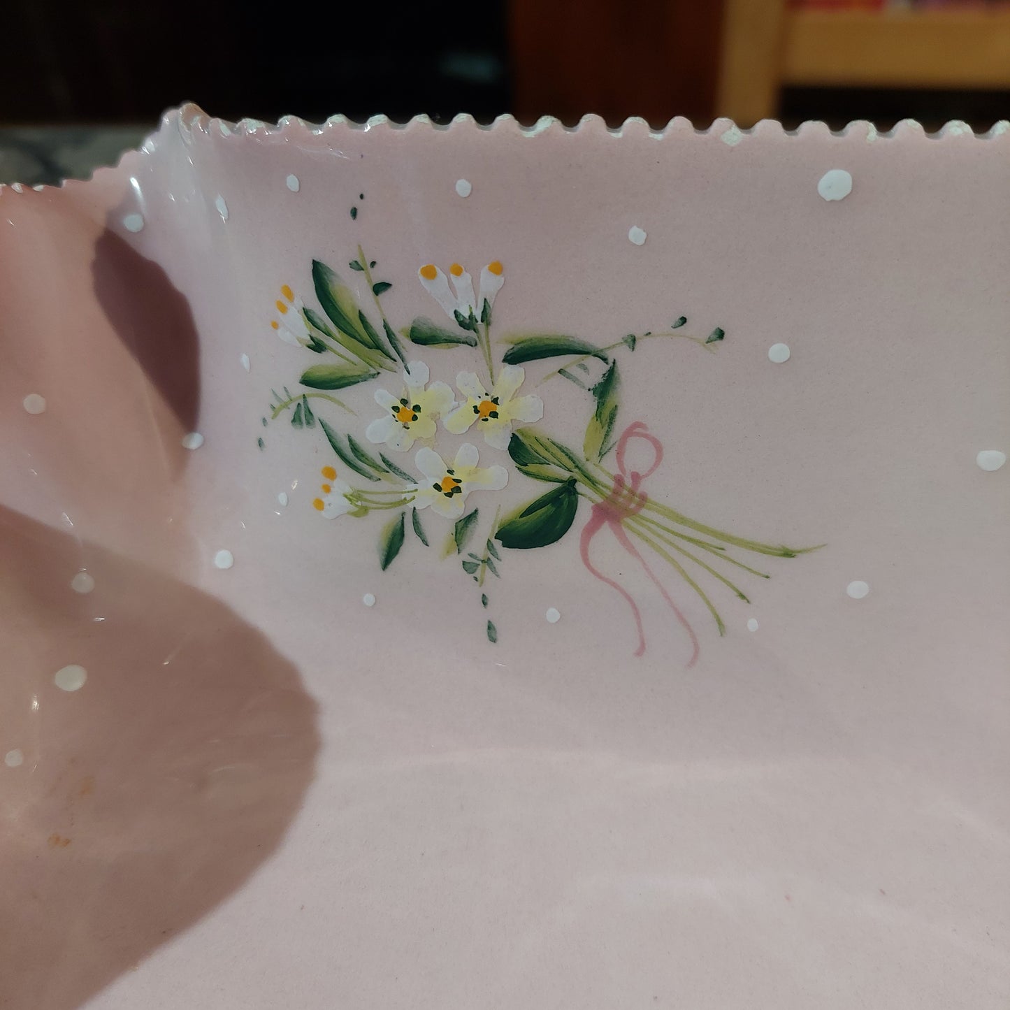 Svuotatasche Ceramica Rosa Art Objects Anni 50 Vintage