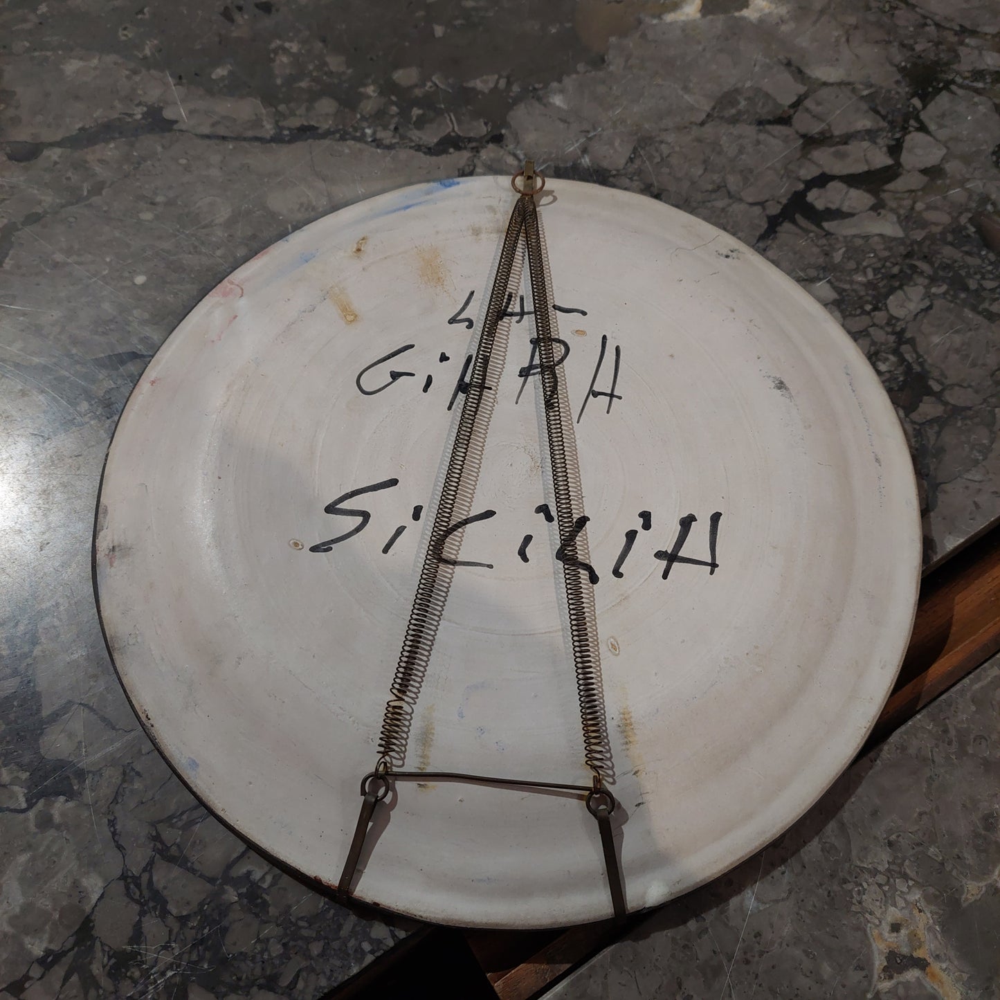 Piatto Ceramica La Giara Firmato Patti D27cm